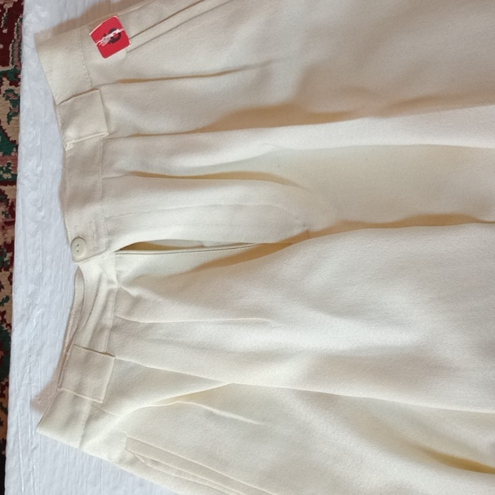 Herman Geist 6 tall women's dress pants cream